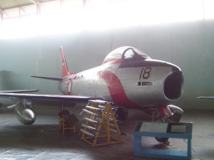 F-86 Sabre di Museum Dirgantara Mandala - Yogyakarta