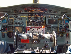 Visual kokpit Fokker F-27