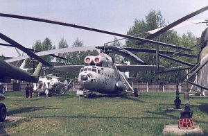 Mi-6 di sebuah museum dirgantara Rusia