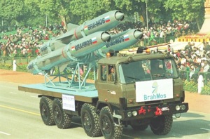 Brahmos/Yakhont dalam sebuah parade militer di India