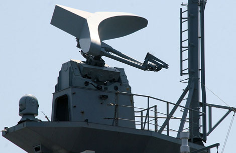 Tampilan radar SCANTER 4100