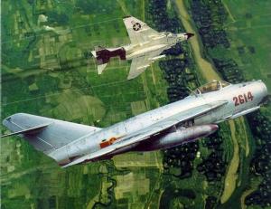 Dogfight antara F-4 Phantom dan MIG-17 Fresco di perang Vietnam